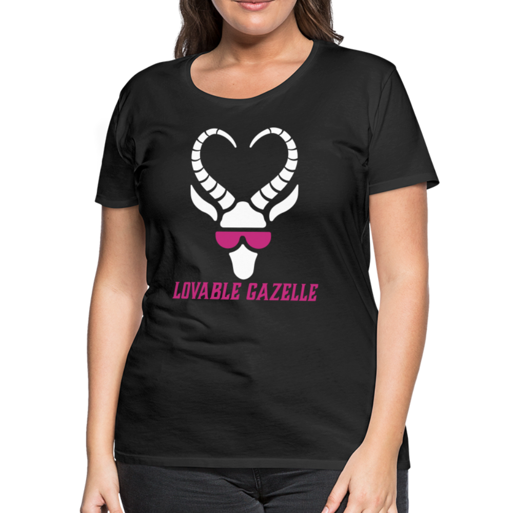 Women’s Lovable Gazelle Pinky Shades Premium T-Shirt