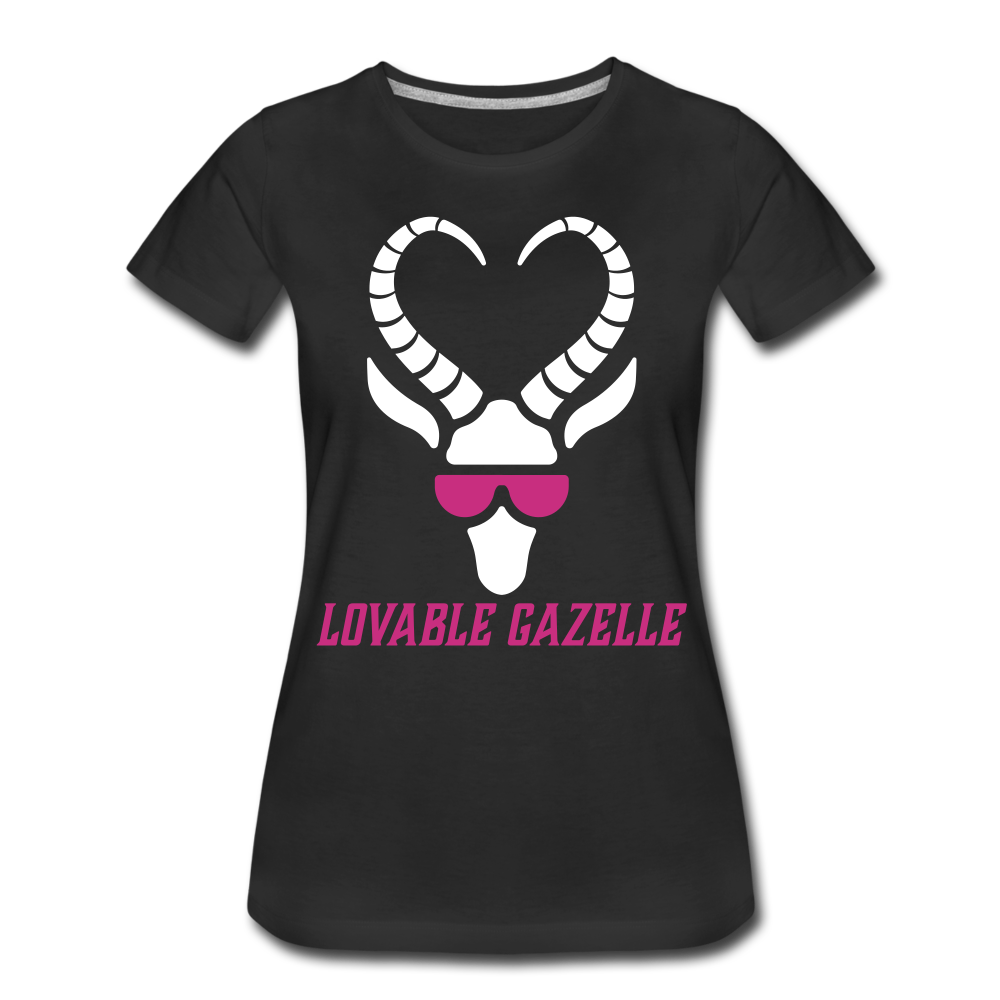 Women’s Lovable Gazelle Pinky Shades Premium T-Shirt
