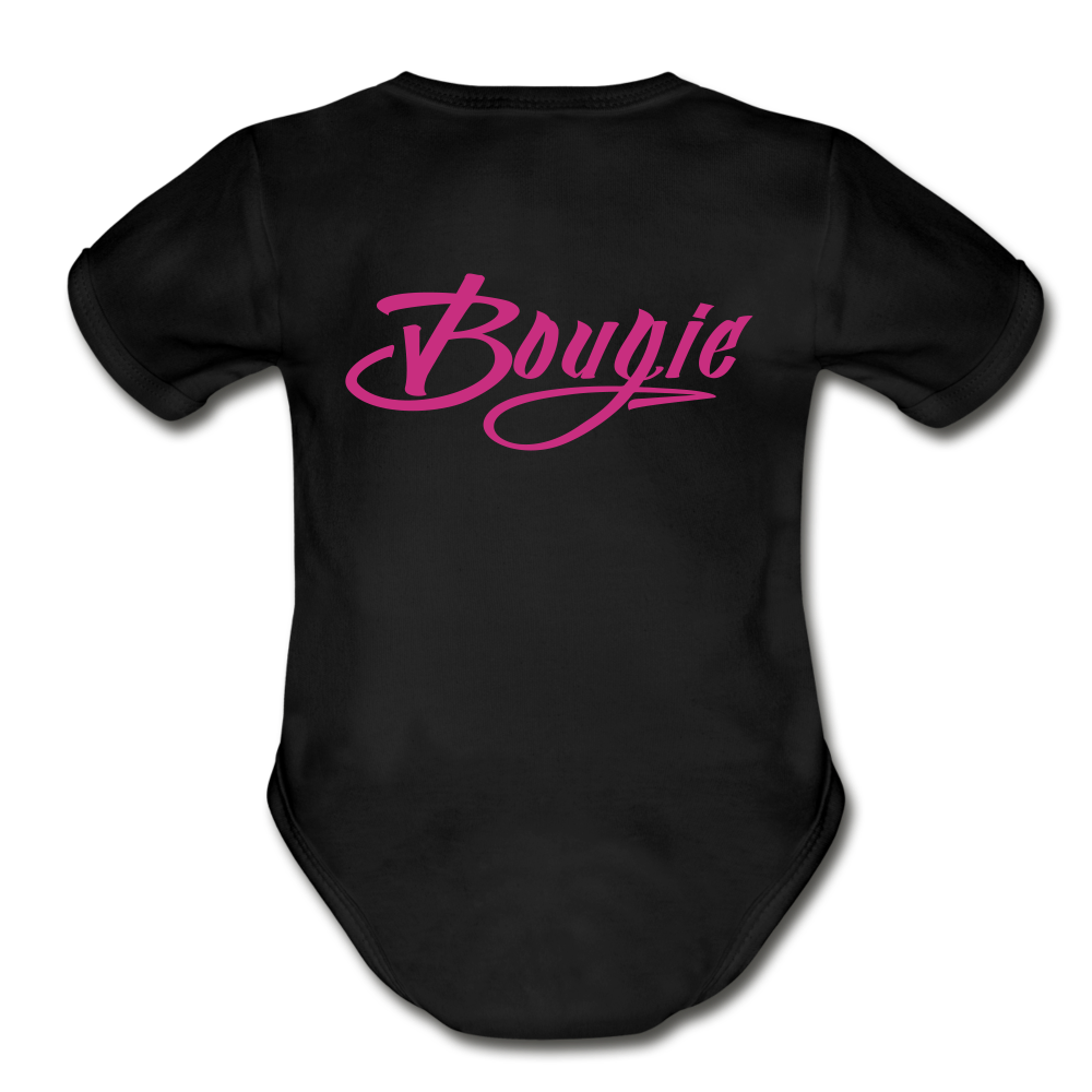 "Bougie Baby" Organic Short Sleeve Baby Bodysuit