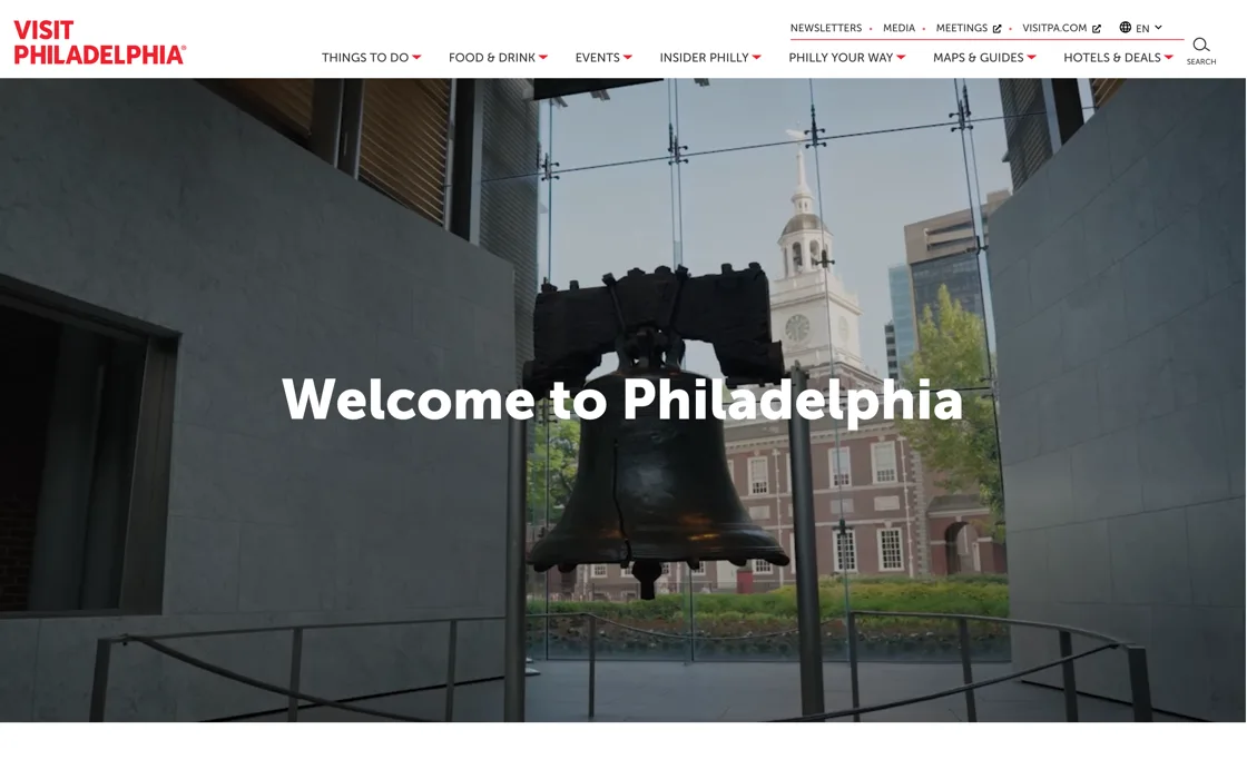 Visit Philadelphia homepage