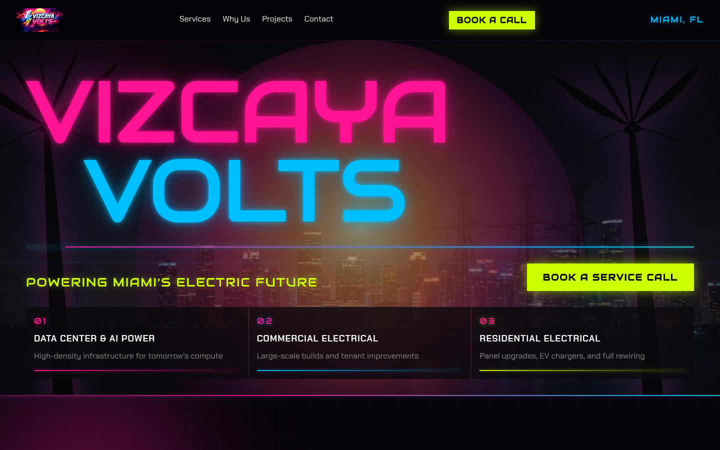 Vizcaya Volts homepage